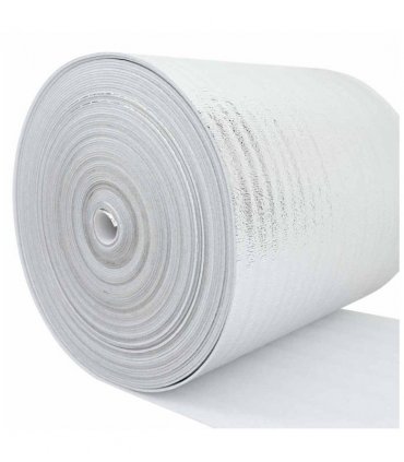 vidaXL Radiator Heat Reflector Silver 15 x 0.5 m Polyethylene — Size: 0.5 x 15 m
