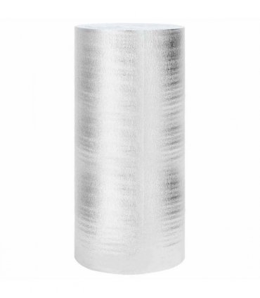 vidaXL Radiator Heat Reflector Silver 25 x 1 m Polyethylene — Size: 1 x 25 m