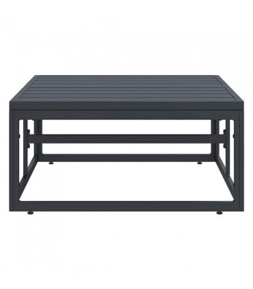 vidaXL Outdoor Furniture Anthracite 70 x 70.5 x 32 cm Steel — Model: Slat table