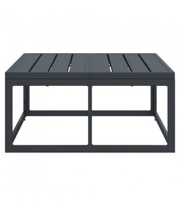 vidaXL Outdoor Furniture Anthracite 70 x 70.5 x 32 cm Steel — Model: Slat table