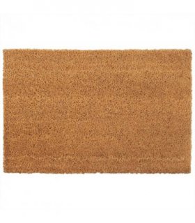 vidaXL Door Mat Natural 50x80 cm Tufted Coir — Size: 50 x 80 cm