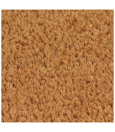 vidaXL Door Mat Natural 50x80 cm Tufted Coir — Size: 50 x 80 cm