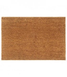 vidaXL Door Mat Natural 60x90 cm Tufted Coir — Size: 60 x 90 cm