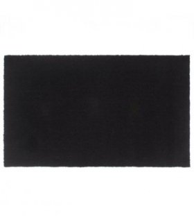 vidaXL Door Mat Black 90x150 cm Tufted Coir — Size: 90 x 150 cm