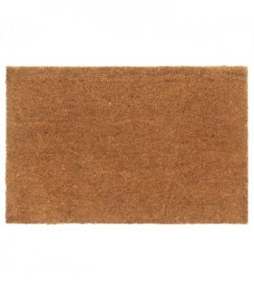 vidaXL Door Mat Natural 65x100 cm Tufted Coir — Size: 65 x 100 cm