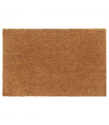 vidaXL Door Mat Natural 65x100 cm Tufted Coir — Size: 65 x 100 cm