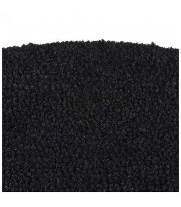 vidaXL Door Mat | Black | Coir | Small | Non-slip | Door Mat | Farmhouse — Size: 40 x 60 cm