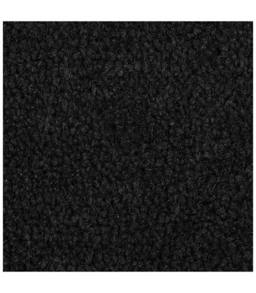 vidaXL Door Mat | Black | Coir | Small | Non-slip | Door Mat | Farmhouse — Size: 40 x 60 cm