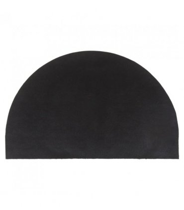 vidaXL Door Mat Natural Half Round 50x80 cm Tufted Coir — Size: 50 x 80 cm
