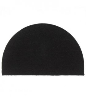 vidaXL Door Mat | Black | Coir | 50x80 cm | Foldable | Door Mat | Crescent — Size: 50 x 80 cm