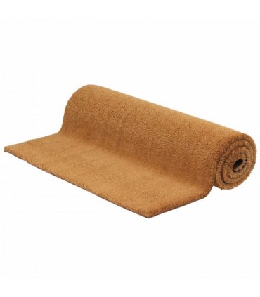 vidaXL Door Mat Natural 80x100 cm Tufted Coir — Size: 80 x 100 cm — V0671999605