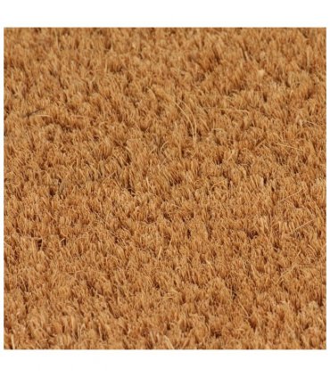 vidaXL Door Mat Natural 80x100 cm Tufted Coir — Size: 80 x 100 cm — V0671999605