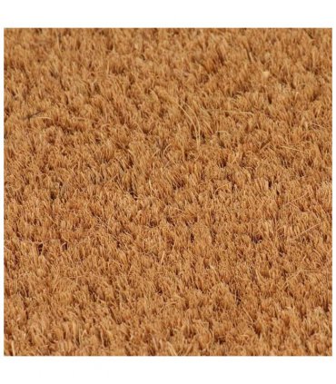 vidaXL Door Mat Natural 100x200 cm Tufted Coir — Size: 100 x 200 cm