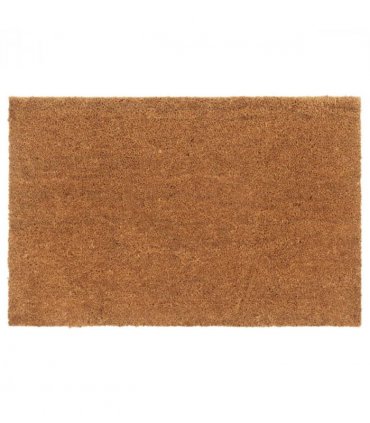 vidaXL Door Mat Natural 65x100 cm Tufted Coir — Size: 65 x 100 cm — V0671999609