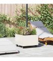 vidaXL Parasol Base Manual White 45 x 45 x 45 cm Steel
