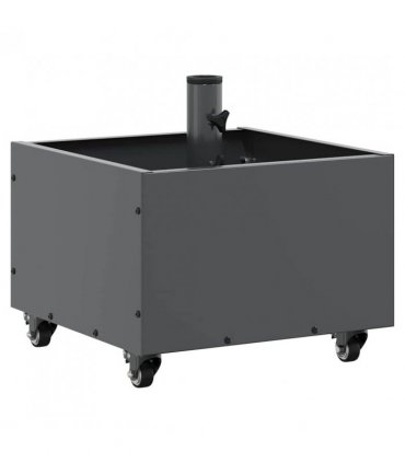 vidaXL Parasol Base Manual Anthracite 45 x 45 x 45 cm Steel
