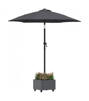 vidaXL Parasol Base Manual Anthracite 45 x 45 x 45 cm Steel