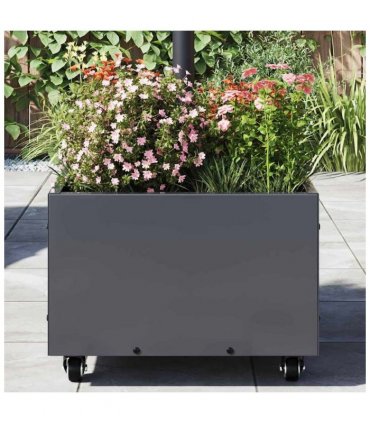 vidaXL Parasol Base Manual Anthracite 45 x 45 x 45 cm Steel