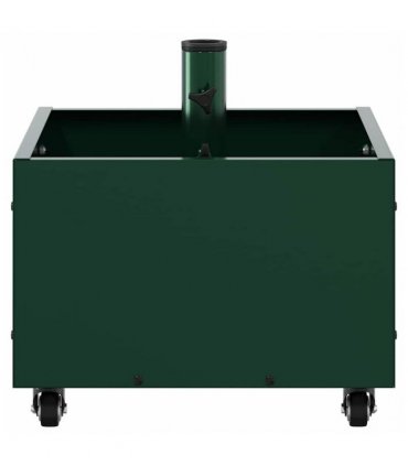 vidaXL Parasol Base Manual Green 45 x 45 x 45 cm Steel