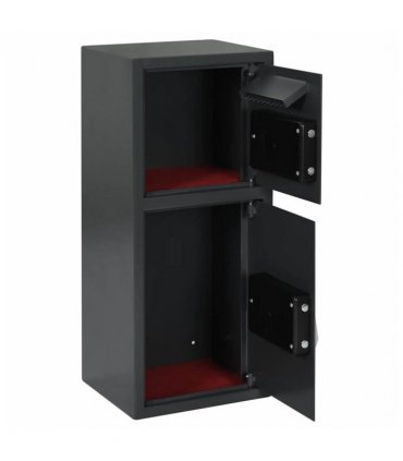 vidaXL Digital Safe with Lock Dark grey 35 x 31 x 80 cm Steel