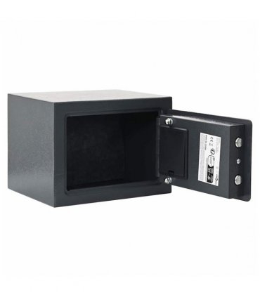 vidaXL Digital Safe with Lock Dark grey 23 x 17 x 17 cm Steel