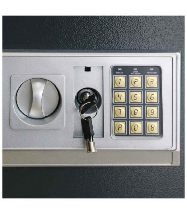 vidaXL Digital Safe with Lock Dark grey 35 x 31 x 50 cm Steel