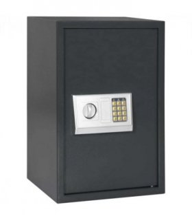 vidaXL Digital Safe with Lock Dark grey 40 x 35 x 60 cm Steel