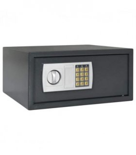 vidaXL Digital Safe with Lock Dark grey 42 x 37 x 20 cm Steel