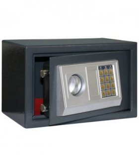 vidaXL Digital Safe with Lock Dark grey 31 x 20 x 20 cm Steel