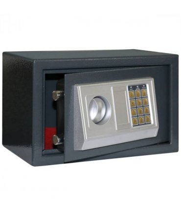 vidaXL Digital Safe with Lock Dark grey 31 x 20 x 20 cm Steel