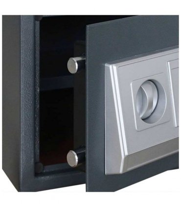 vidaXL Digital Safe with Lock Dark grey 35 x 25 x 25 cm Steel