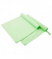 vidaXL Sports Towels 2 pcs Green 180 x 90 cm Polyester and polyamide
