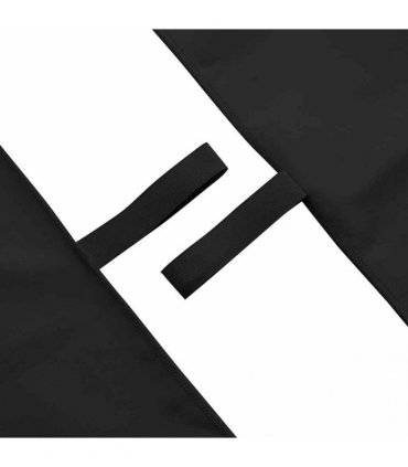 vidaXL Sports Towels 2 pcs Black 180 x 90 cm Polyester and polyamide