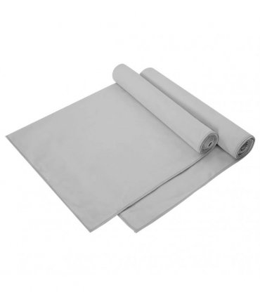 vidaXL Sports Towels 2 pcs Grey 140 x 70 cm Polyester and polyamide