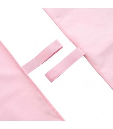 vidaXL Sports Towels 2 pcs Pink 180 x 90 cm Polyester and polyamide