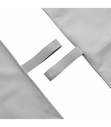 vidaXL Sports Towels 2 pcs Grey 200 x 100 cm Polyester and polyamide