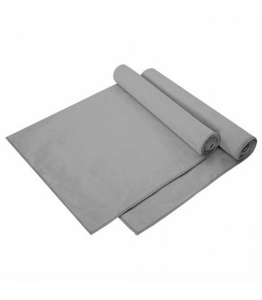 vidaXL Sports Towels 2 pcs Dark grey 140 x 70 cm