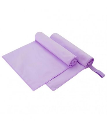 vidaXL Sports Towels 2 pcs Purple 100 x 50 cm Polyester and polyamide