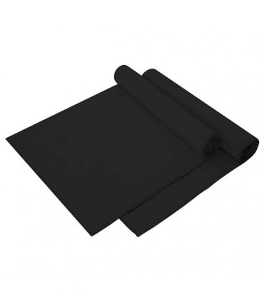 vidaXL Sports Towels 2 pcs Black 140 x 70 cm Polyester and polyamide