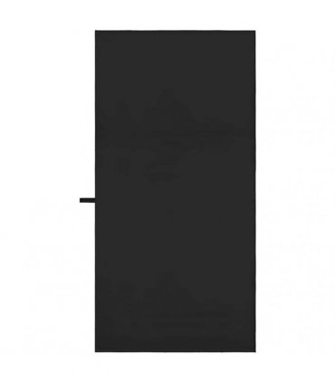 vidaXL Sports Towels 2 pcs Black 140 x 70 cm Polyester and polyamide