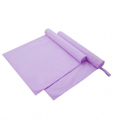 vidaXL Sports Towels 2 pcs Purple 180 x 90 cm Polyester and polyamide
