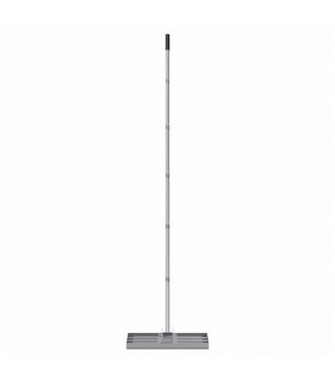 vidaXL Garden Leveling Rake Silver 45 x 25 x 200 cm Stainless Steel