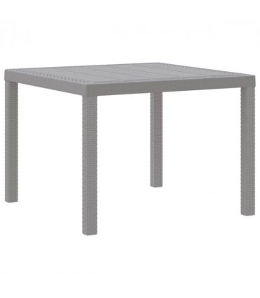 vidaXL Garden Dining Set 5 pcs Light Grey Polypropylene