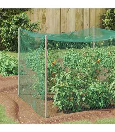 vidaXL Bird Protection Net Green 4 x 10 m Polyethylene