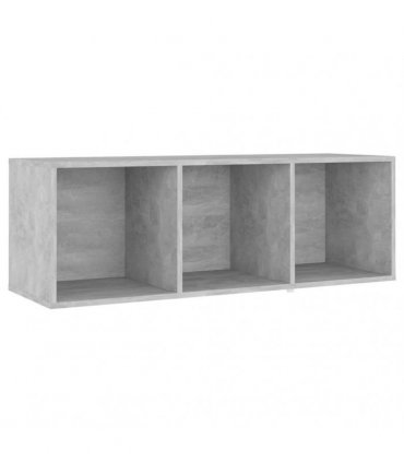 vidaXL TV Cabinets 2 pcs Concrete Grey 107x35x37 cm Engineered Wood — Size: 107 x 35 x 37 cm