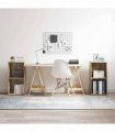 vidaXL TV Cabinet Set Wall-mounted 2 pcs Artisan Oak 37 x 35 x 72 cm — Size: 72 x 35 x 36.5 cm