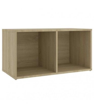 vidaXL TV Cabinets 2 pcs Sonoma Oak 72x35x36.5 cm Engineered Wood — Size: 72 x 35 x 36.5 cm