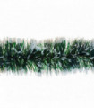 6 x 3 Meters 6 PLY 10 cm Snow Tipped Tinsel GREEN