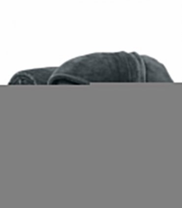 vidaXL Throw Blanket Dark Grey 150 x 200 cm Fleece