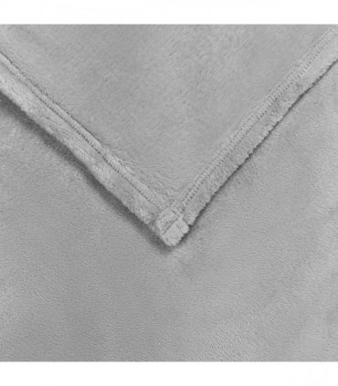 vidaXL Throw Blanket Grey 150 x 200 cm Fleece